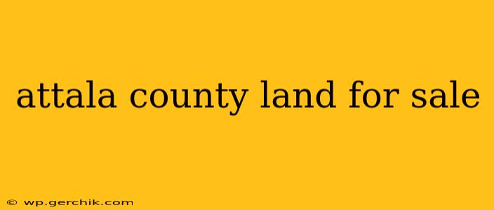 attala county land for sale