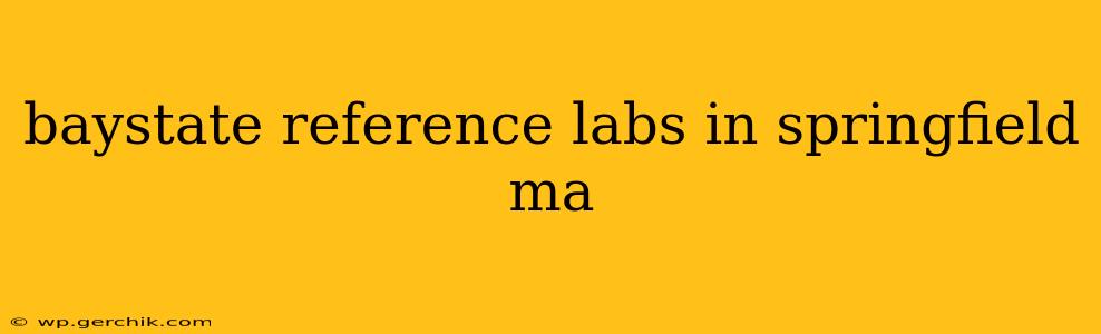 baystate reference labs in springfield ma