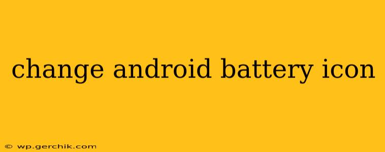 change android battery icon