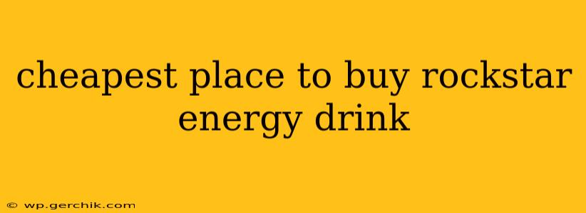 cheapest place to buy rockstar energy drink