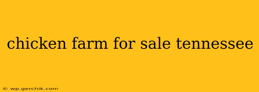 chicken farm for sale tennessee