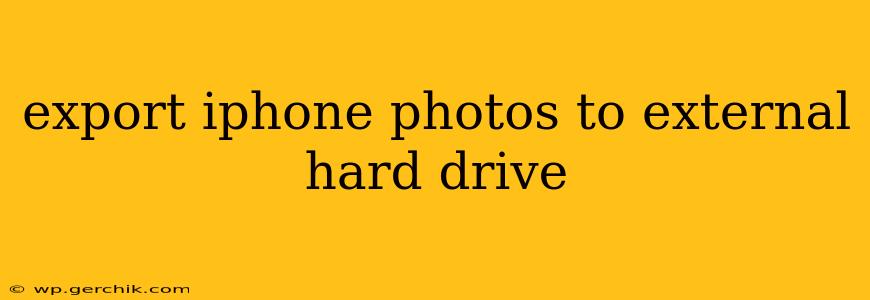 export iphone photos to external hard drive