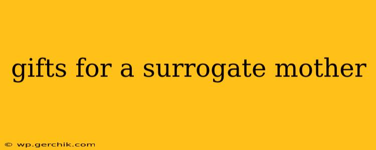 gifts for a surrogate mother