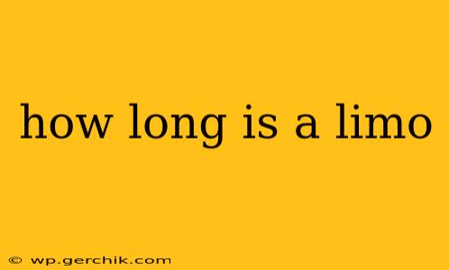 how long is a limo