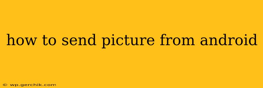 how to send picture from android