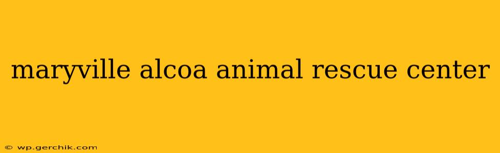 maryville alcoa animal rescue center