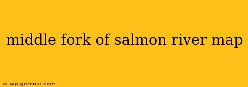middle fork of salmon river map
