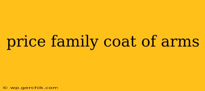 price family coat of arms