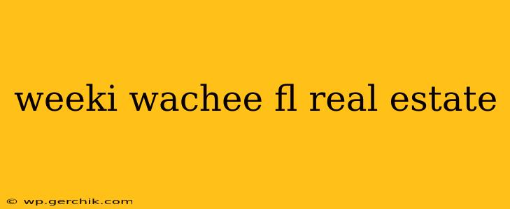 weeki wachee fl real estate