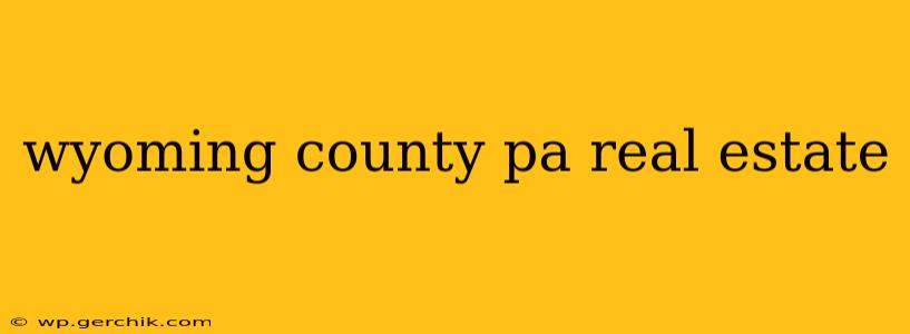 wyoming county pa real estate